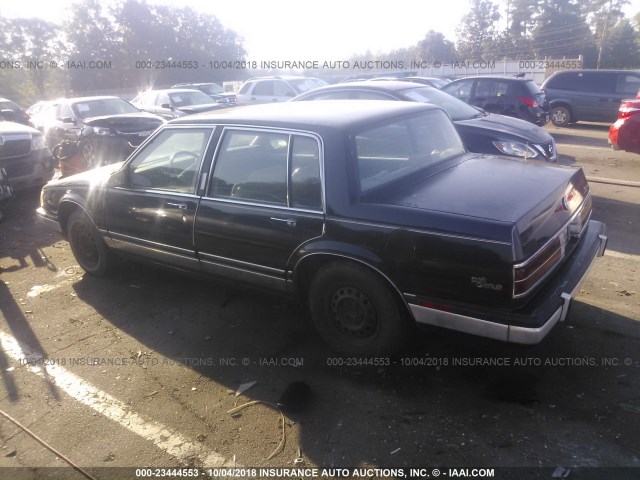 1G4CW54C0K1638688 - 1989 BUICK ELECTRA PARK AVENUE BLACK photo 3