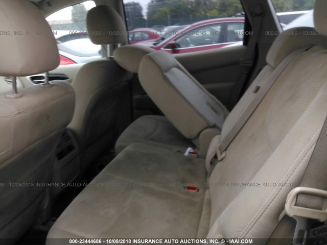 5N1AR2MN1EC658620 - 2014 NISSAN PATHFINDER S/SV/SL/PLATINUM WHITE photo 8