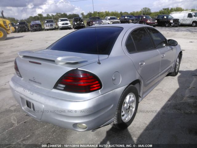 1G2NE52E65M184247 - 2005 PONTIAC GRAND AM SE SILVER photo 4