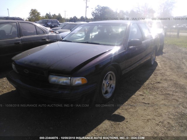 1G1BL52P5SR144786 - 1995 CHEVROLET CAPRICE / IMPALA CLASSIC/SS BURGUNDY photo 2