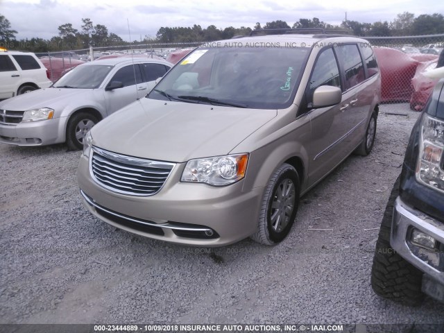 2C4RC1BGXER330045 - 2014 CHRYSLER TOWN & COUNTRY TOURING BEIGE photo 2