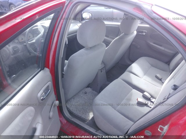 1B3ES46C21D110052 - 2001 DODGE NEON SE/ES RED photo 8