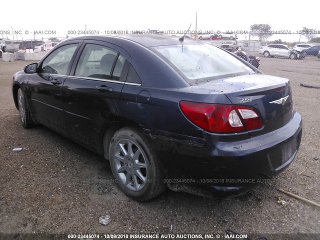 1C3LC46K47N521504 - 2007 CHRYSLER SEBRING BLUE photo 3