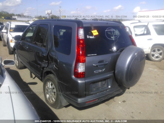 JHLRD78905C035184 - 2005 HONDA CR-V SE/EX GRAY photo 3