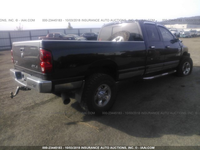 3D7KS28A57G798714 - 2007 DODGE RAM 2500 ST/SLT 黑色 照片 4