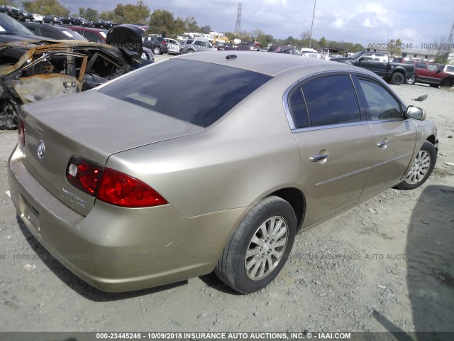 1G4HP57276U213754 - 2006 BUICK LUCERNE CX GOLD photo 4