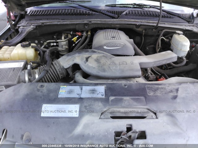 3GNEC16Z34G152419 - 2004 CHEVROLET SUBURBAN C1500 GRAY photo 10