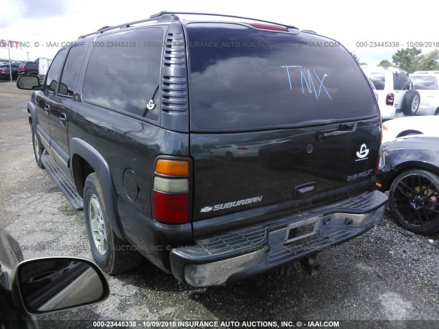 3GNEC16Z34G152419 - 2004 CHEVROLET SUBURBAN C1500 GRAY photo 3