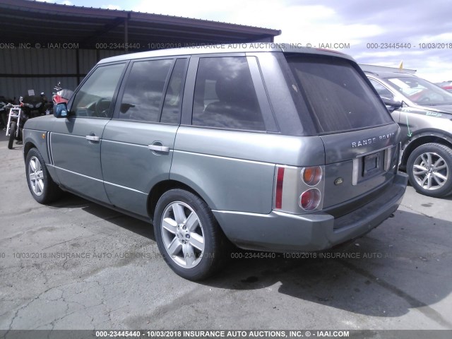 SALME11474A166213 - 2004 LAND ROVER RANGE ROVER HSE GREEN photo 3