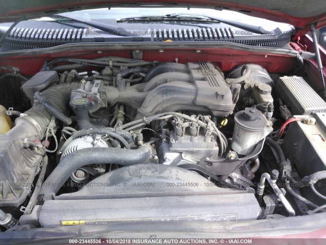 1FMZU63K34UB87496 - 2004 FORD EXPLORER XLT/XLT SPORT/NBX 红色 照片 10