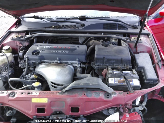 4T1CE38P65U971467 - 2005 TOYOTA CAMRY SOLARA SE/SLE Qırmızı foto 10