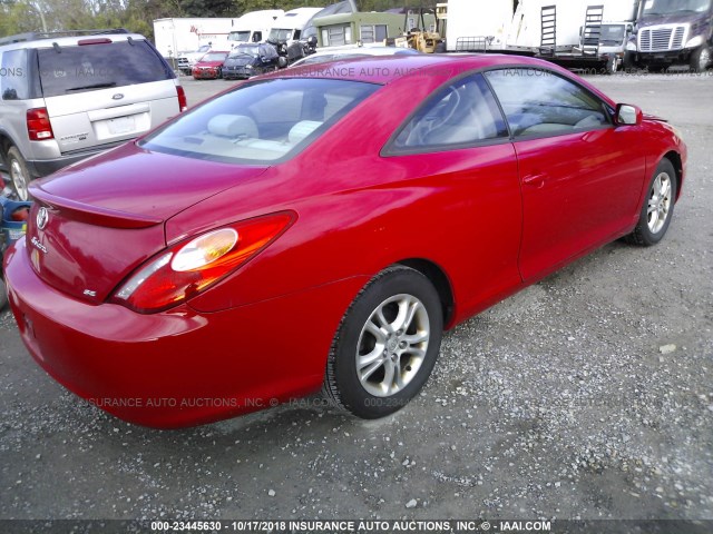 4T1CE38P65U971467 - 2005 TOYOTA CAMRY SOLARA SE/SLE Qırmızı foto 4