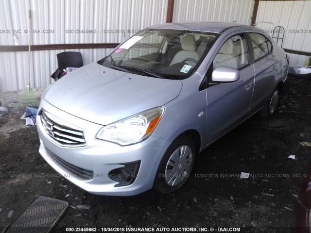 ML32F3FJ1JHF09824 - 2018 MITSUBISHI MIRAGE G4 ES Gümüş foto 2