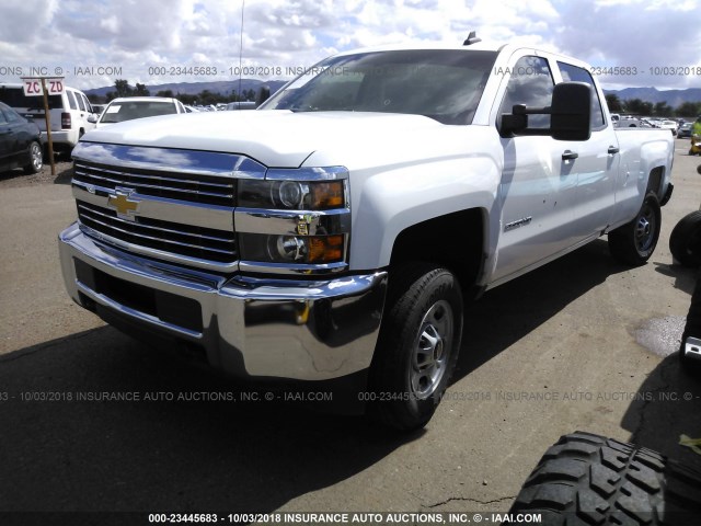 1GC1CUEG0GF251780 - 2016 CHEVROLET SILVERADO C2500 HEAVY DUTY WHITE photo 2
