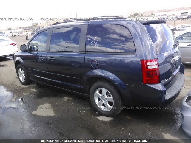 1D8HN44H18B189240 - 2008 DODGE GRAND CARAVAN SE BLACK photo 3