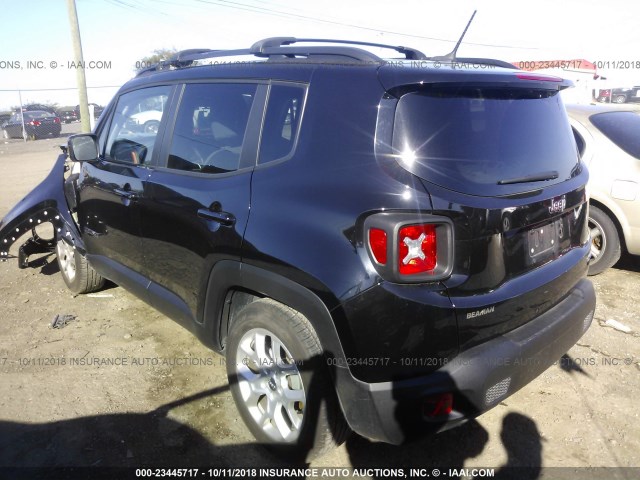 ZACCJABT0FPB57454 - 2015 JEEP RENEGADE LATITUDE BLACK photo 3