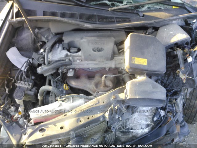 4T1BF1FK3CU587101 - 2012 TOYOTA CAMRY SE/LE/XLE BLACK photo 10