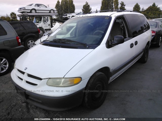 1B4GP44R9TB107872 - 1996 DODGE GRAND CARAVAN SE WHITE photo 2