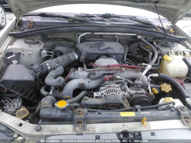 JF1SG65645H745384 - 2005 SUBARU FORESTER 2.5XS Сұр фото 10