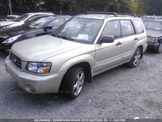 JF1SG65645H745384 - 2005 SUBARU FORESTER 2.5XS Сұр фото 2