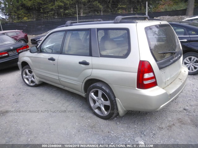 JF1SG65645H745384 - 2005 SUBARU FORESTER 2.5XS GRAY photo 3