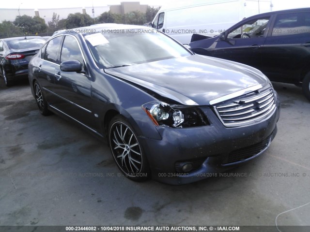 JN1CY0AP4AM910653 - 2010 INFINITI M35 SPORT BLUE photo 1