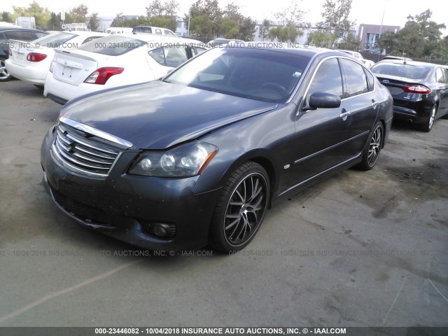 JN1CY0AP4AM910653 - 2010 INFINITI M35 SPORT BLUE photo 2