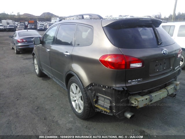 4S4WX92D484402369 - 2008 SUBARU TRIBECA LIMITED BROWN photo 3