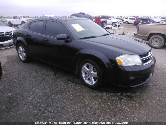 1B3BD1FB8BN501480 - 2011 DODGE AVENGER MAINSTREET BLACK photo 1