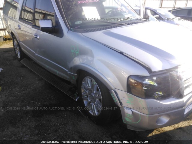 1FMJK1K50EEF62483 - 2014 FORD EXPEDITION EL LIMITED SILVER photo 6