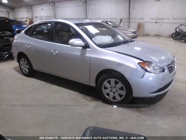 KMHDU46D99U666461 - 2009 HYUNDAI ELANTRA GLS/SE SILVER photo 1