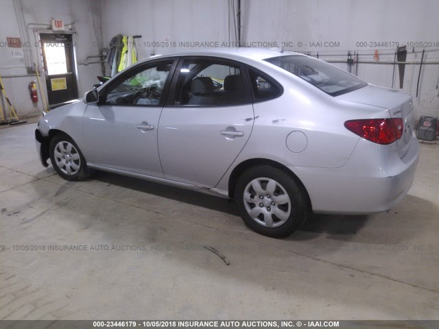 KMHDU46D99U666461 - 2009 HYUNDAI ELANTRA GLS/SE SILVER photo 3