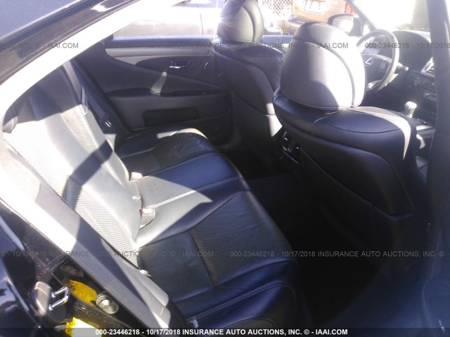 JTHCL5EF2D5017159 - 2013 LEXUS LS 460 BLACK photo 8