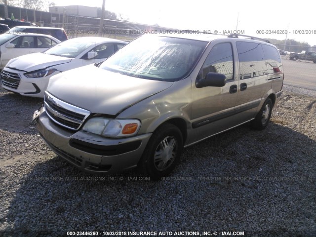 1GNDV23E45D106853 - 2005 CHEVROLET VENTURE LS TAN photo 2