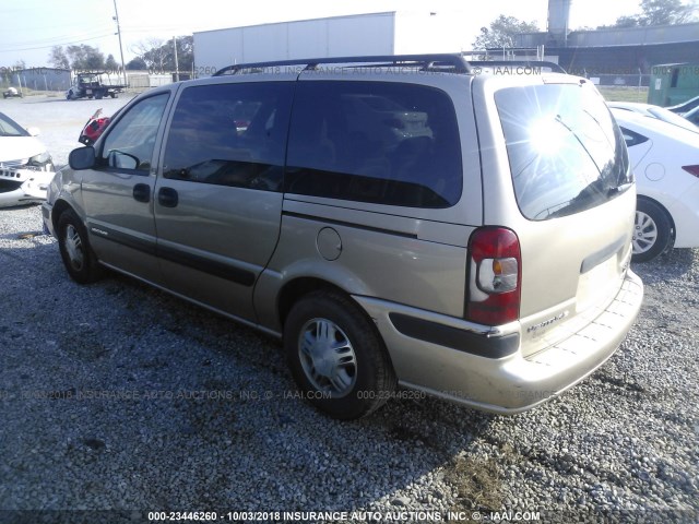 1GNDV23E45D106853 - 2005 CHEVROLET VENTURE LS TAN photo 3