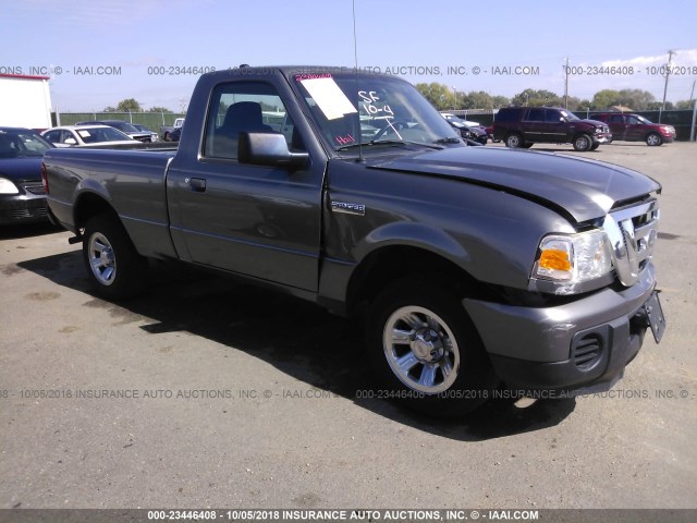 1FTYR10D18PA62592 - 2008 FORD RANGER GRAY photo 1
