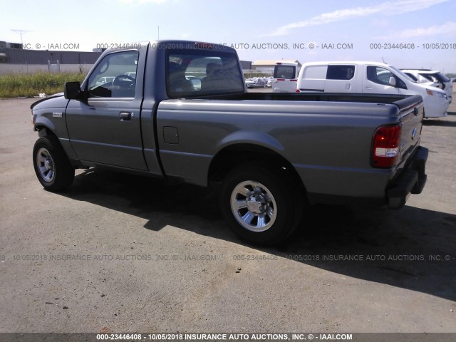1FTYR10D18PA62592 - 2008 FORD RANGER GRAY photo 3