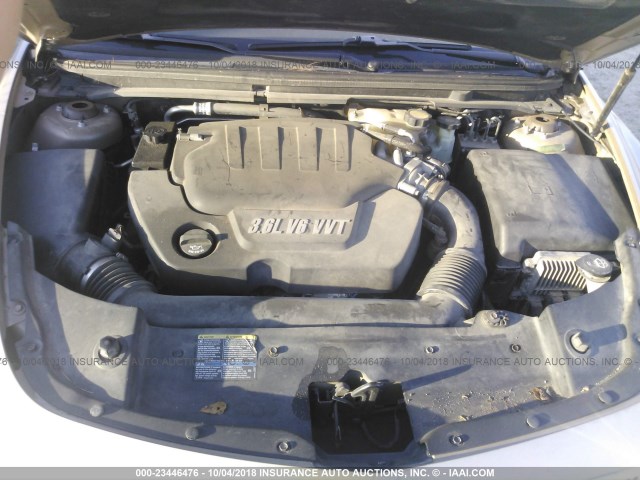 1G1ZK577384215144 - 2008 CHEVROLET MALIBU LTZ 金色 照片 10