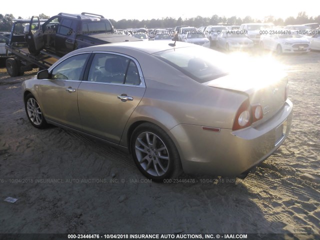 1G1ZK577384215144 - 2008 CHEVROLET MALIBU LTZ 金色 照片 3
