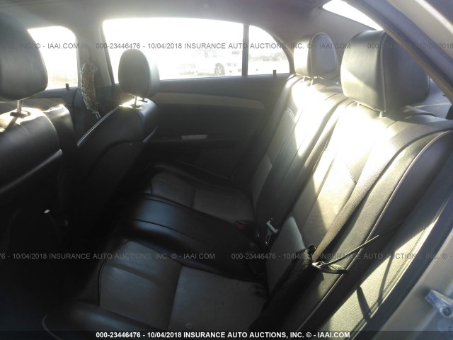 1G1ZK577384215144 - 2008 CHEVROLET MALIBU LTZ 金色 照片 8