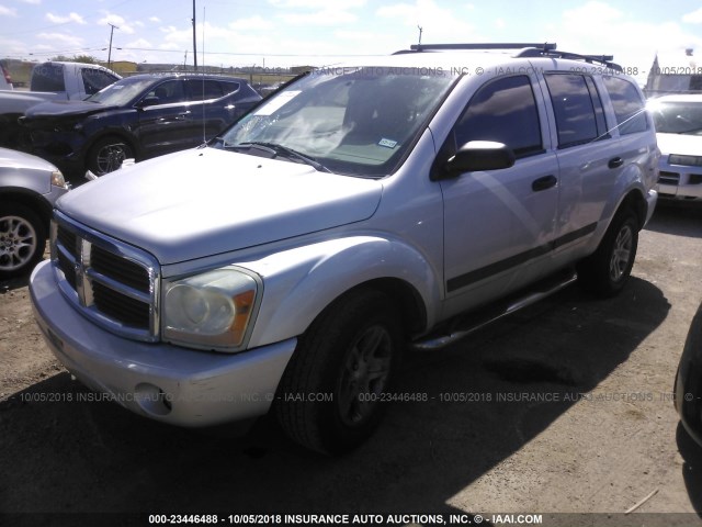 1D4HD48N46F179392 - 2006 DODGE DURANGO SLT GRAY photo 2