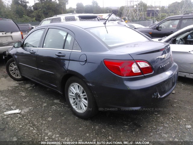 1C3LC56K67N508436 - 2007 CHRYSLER SEBRING TOURING BLUE photo 3