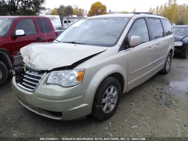 2A4RR5D16AR217518 - 2010 CHRYSLER TOWN & COUNTRY TOURING GOLD photo 2