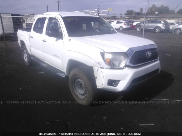 5TFJX4GN2DX019803 - 2013 TOYOTA TACOMA DOUBLE CAB 白色 照片 1