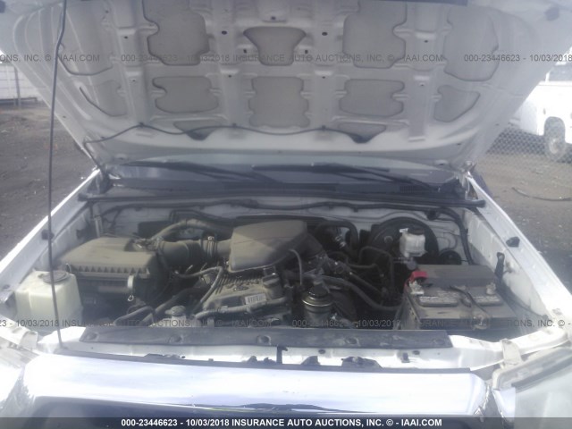 5TFJX4GN2DX019803 - 2013 TOYOTA TACOMA DOUBLE CAB 白色 照片 10