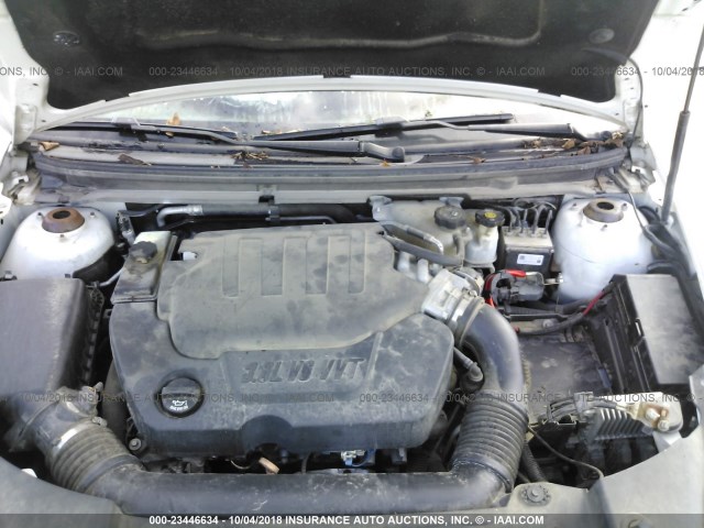 1G1ZE5E75BF344458 - 2011 CHEVROLET MALIBU LTZ 白色 照片 10