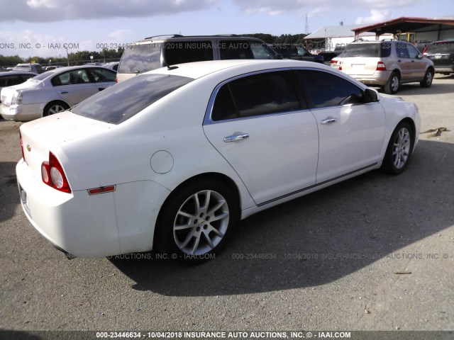 1G1ZE5E75BF344458 - 2011 CHEVROLET MALIBU LTZ 白色 照片 4