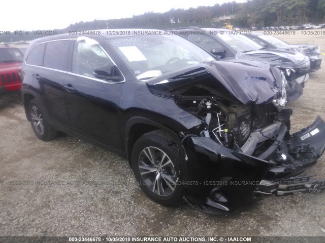 5TDBZRFH0HS401766 - 2017 TOYOTA HIGHLANDER LE/LE PLUS 黑色 照片 1