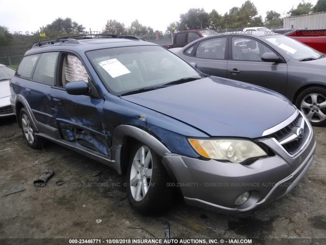 4S4BP62C087302904 - 2008 SUBARU OUTBACK 2.5I LIMITED BLUE photo 1