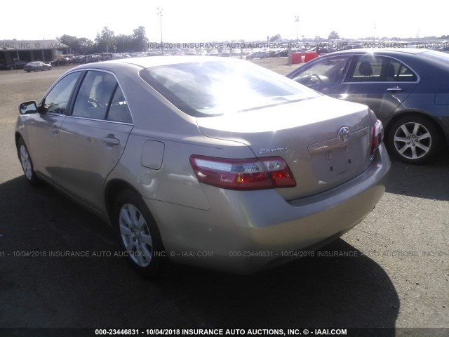 4T1BE46K59U288593 - 2009 TOYOTA CAMRY SE/LE/XLE 金色 照片 3